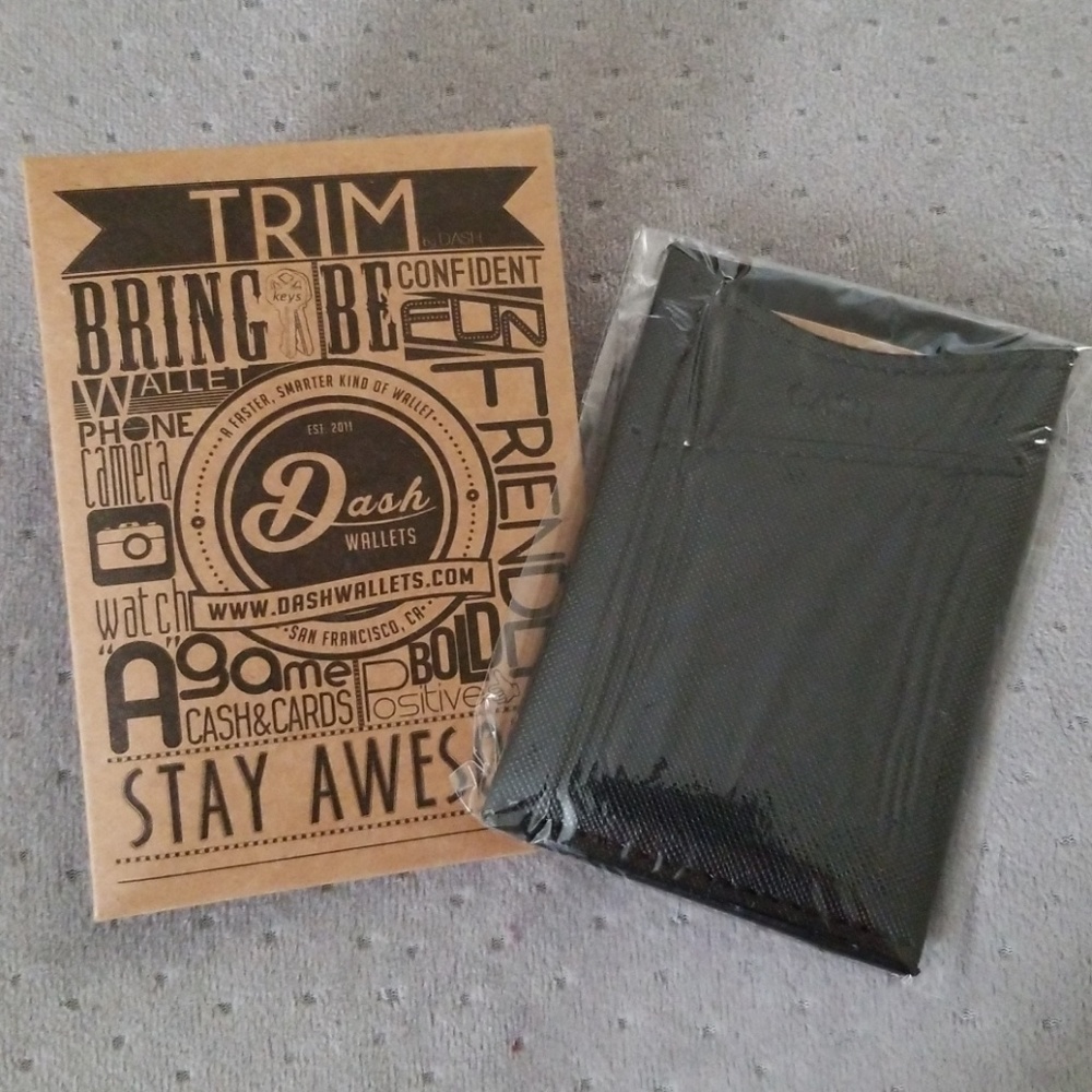 Premium Mens Slim Wallet By DASH - Vegan Card Wall